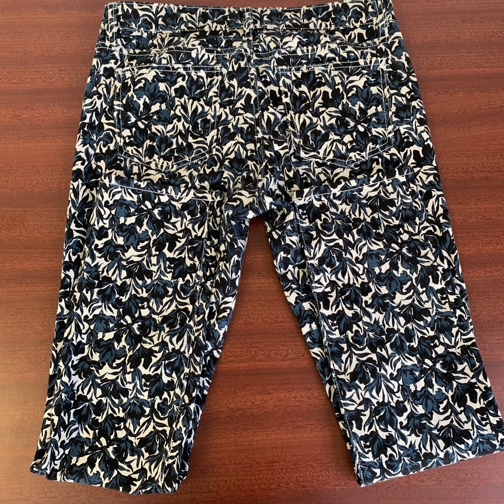 NWOT Tory Burch Blaire Floral Print Skinny Sz 29 - Picture 5 of 8